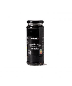 Olives noires confites *|*En rondelles 340g